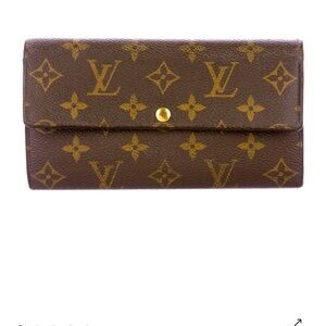 Louis Vuitton Monogram Sarah Wallet - Brown